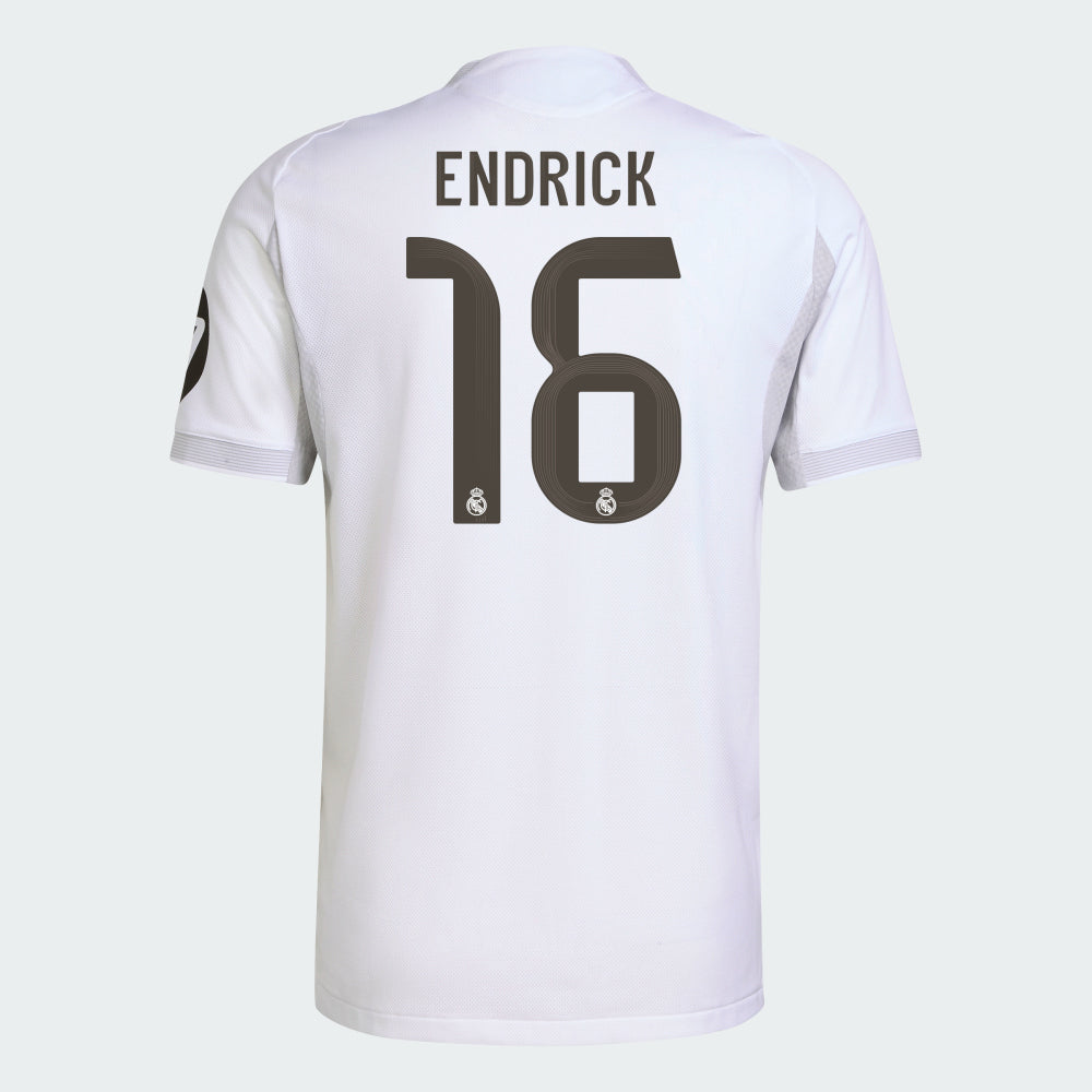 Real Madrid- Authentic 25/26 White Home Jersey Player Edition