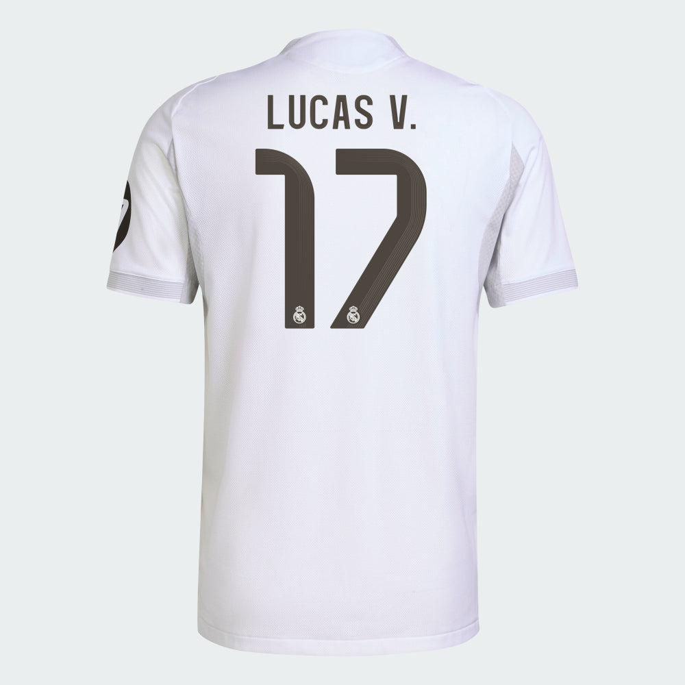 Real Madrid- Authentic 25/26 White Home Jersey Player Edition