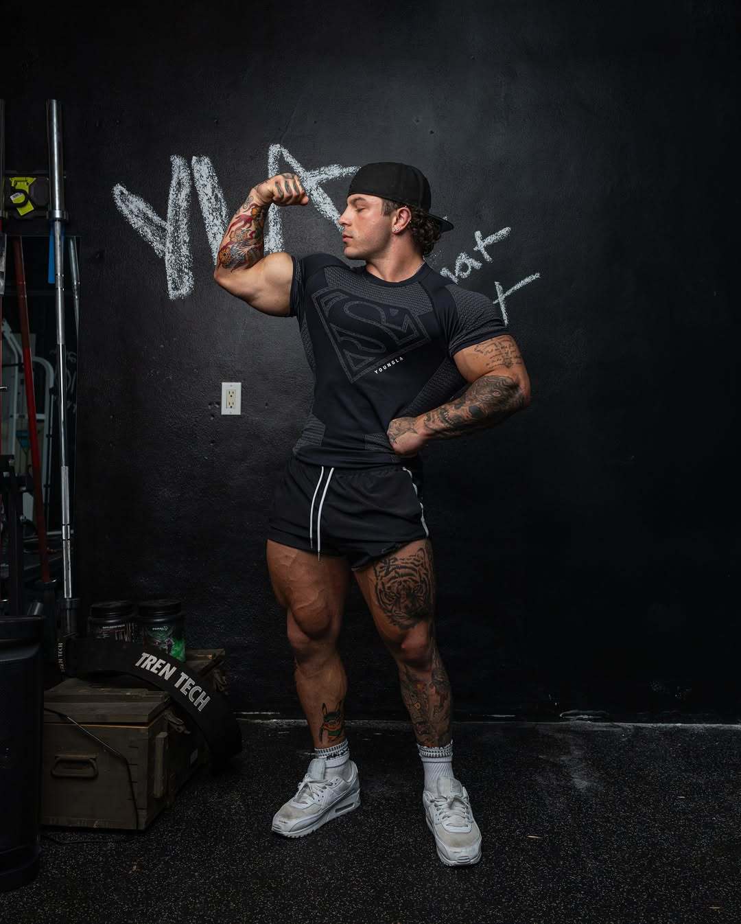 YoungLA X Superman compression Tees