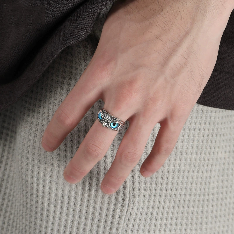 2025 New Men Owl Ring