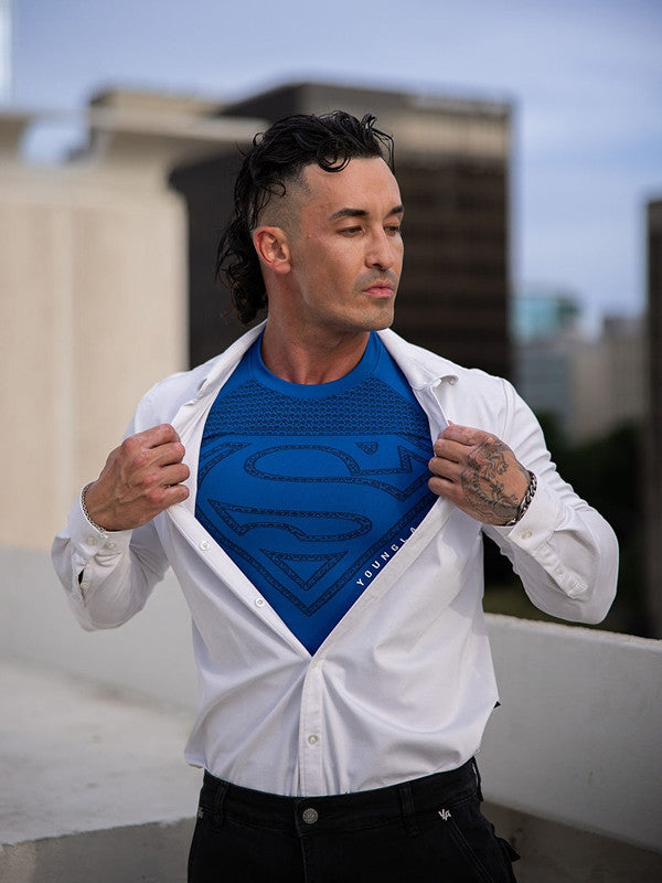 YoungLA X Superman compression Tees