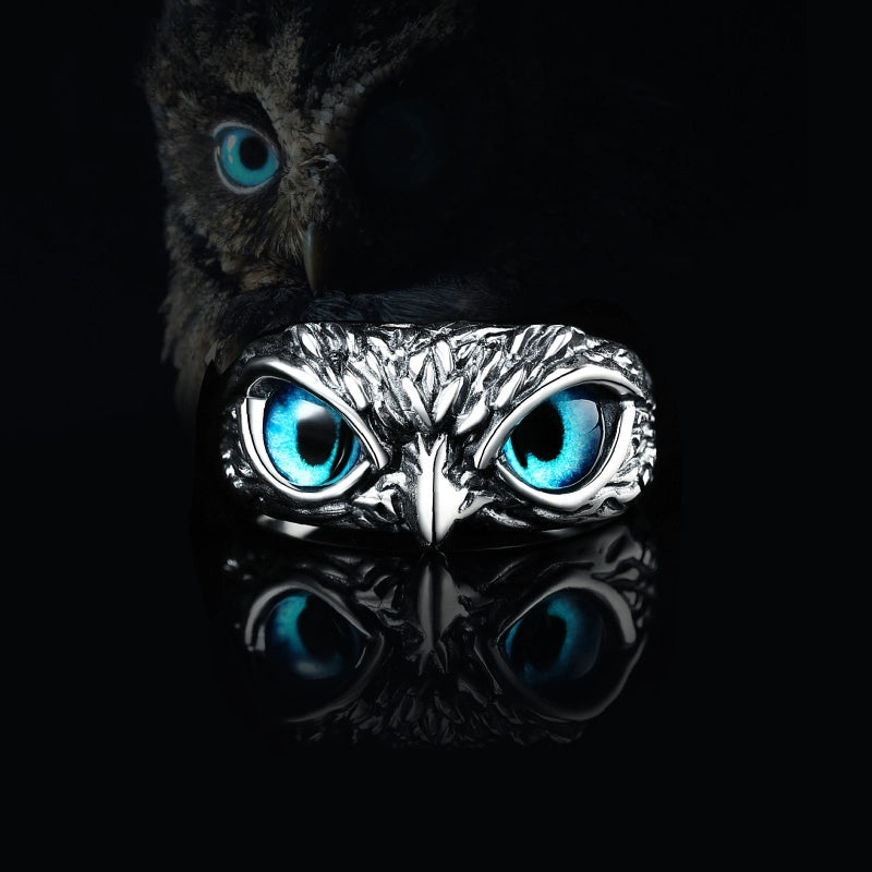 2025 New Men Owl Ring