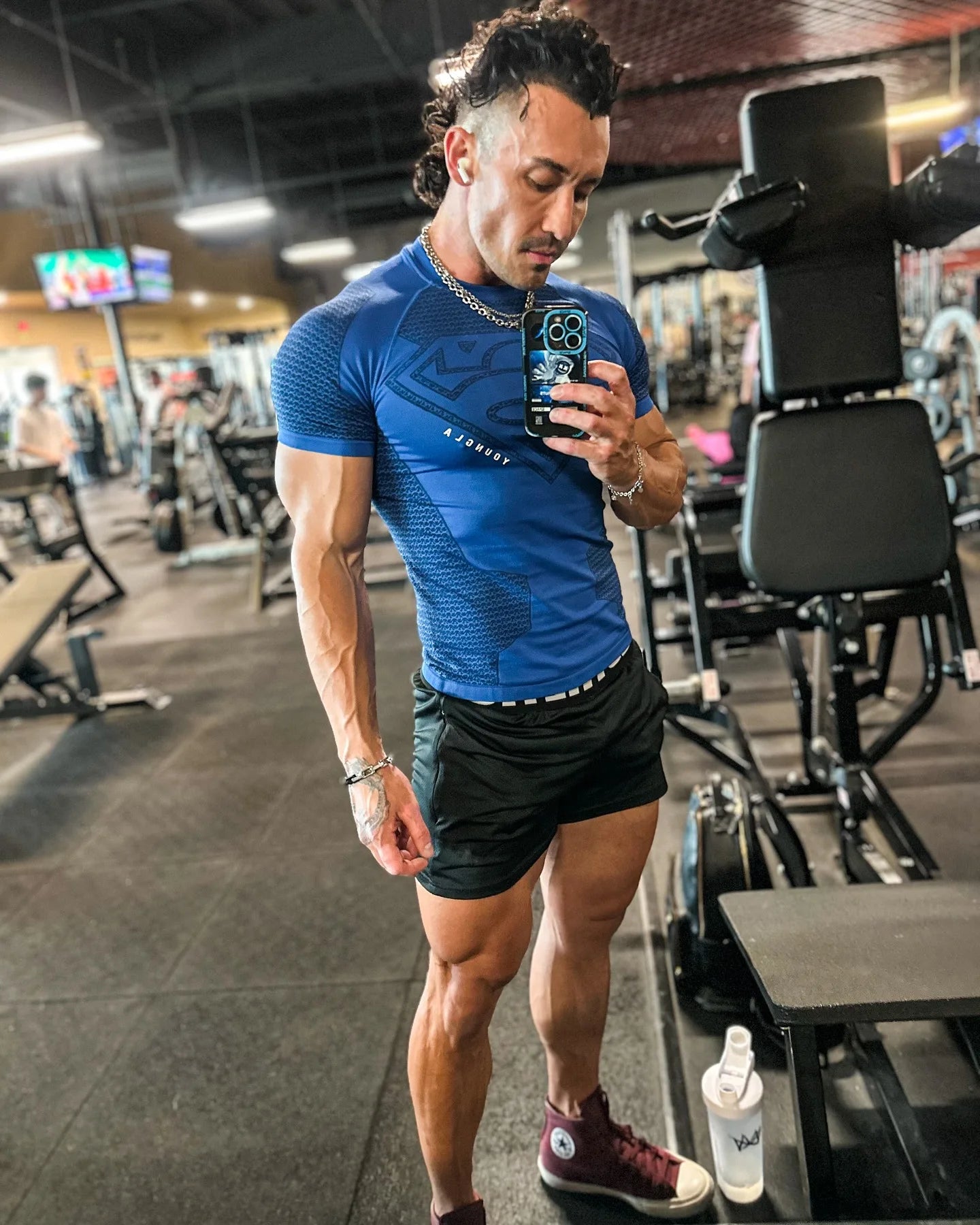 YoungLA X Superman compression Tees