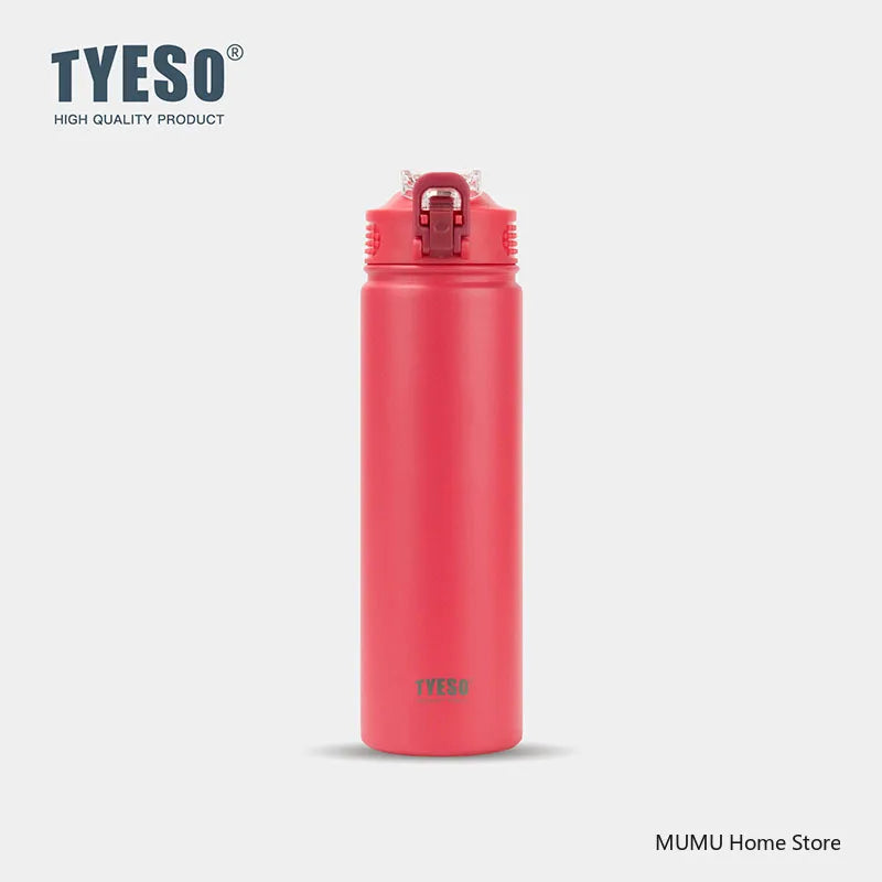 Tyeso 600/750ML Thermal Bottle: Keeps Drinks Hot/Cold
