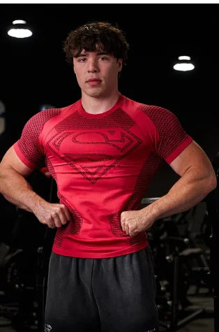 YoungLA X Superman compression Tees