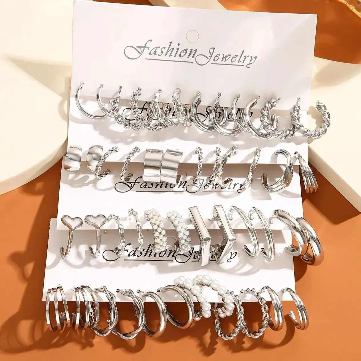 24 Pairs of Earrings Set