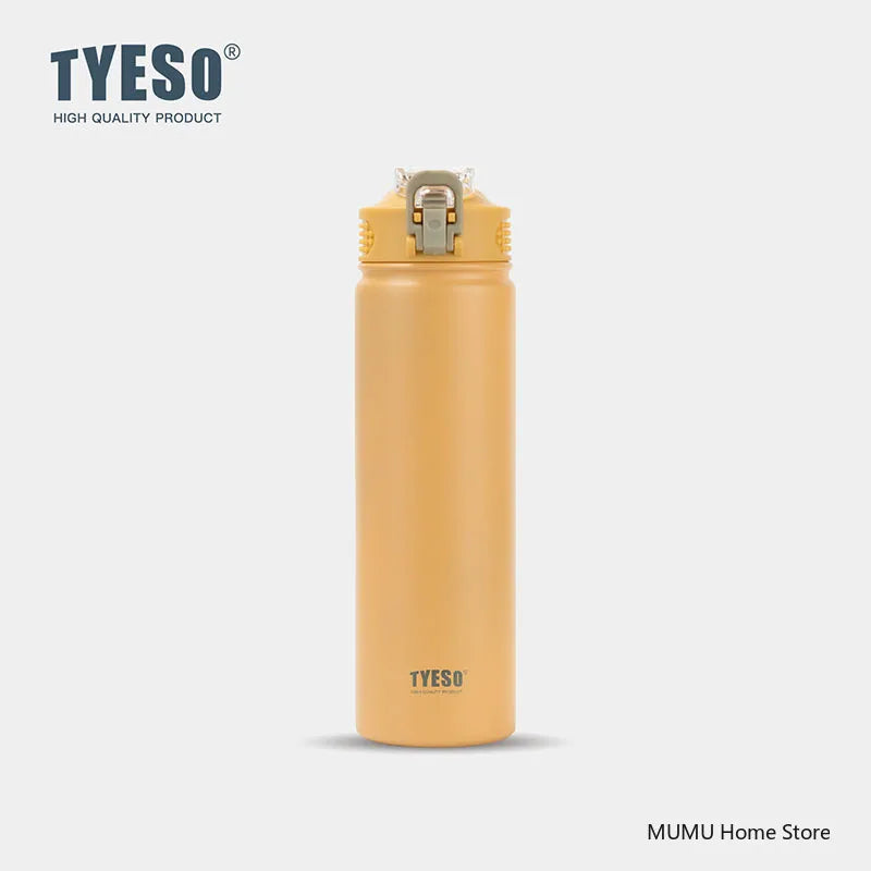 Tyeso 600/750ML Thermal Bottle: Keeps Drinks Hot/Cold
