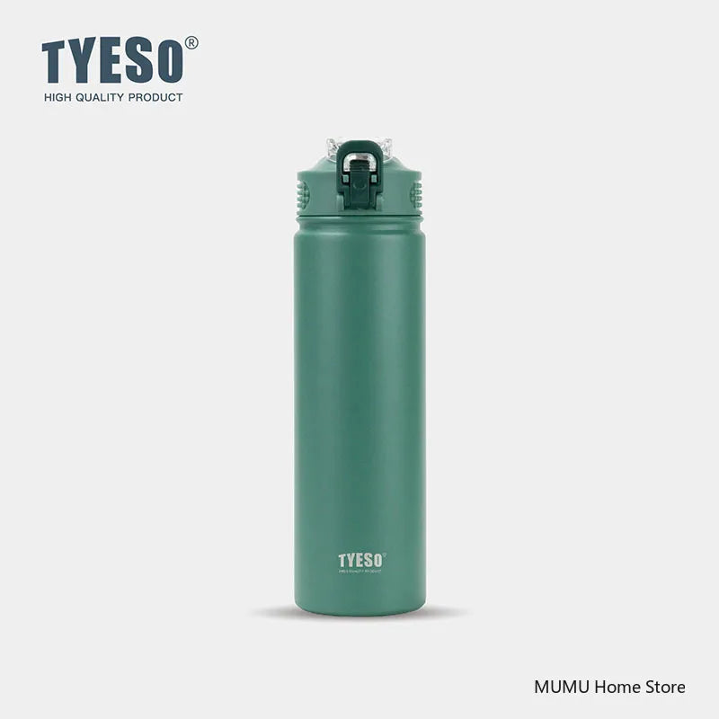 Tyeso 600/750ML Thermal Bottle: Keeps Drinks Hot/Cold