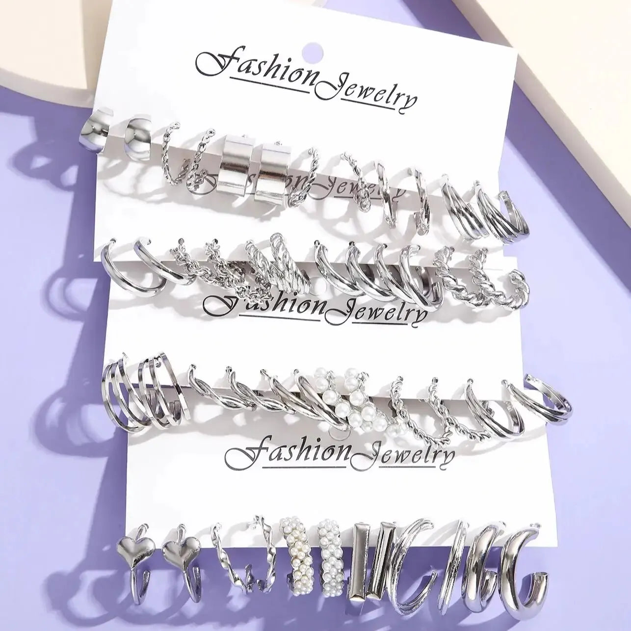 24 Pairs of Earrings Set