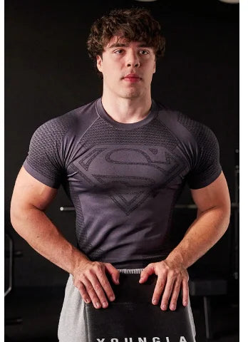 YoungLA X Superman compression Tees