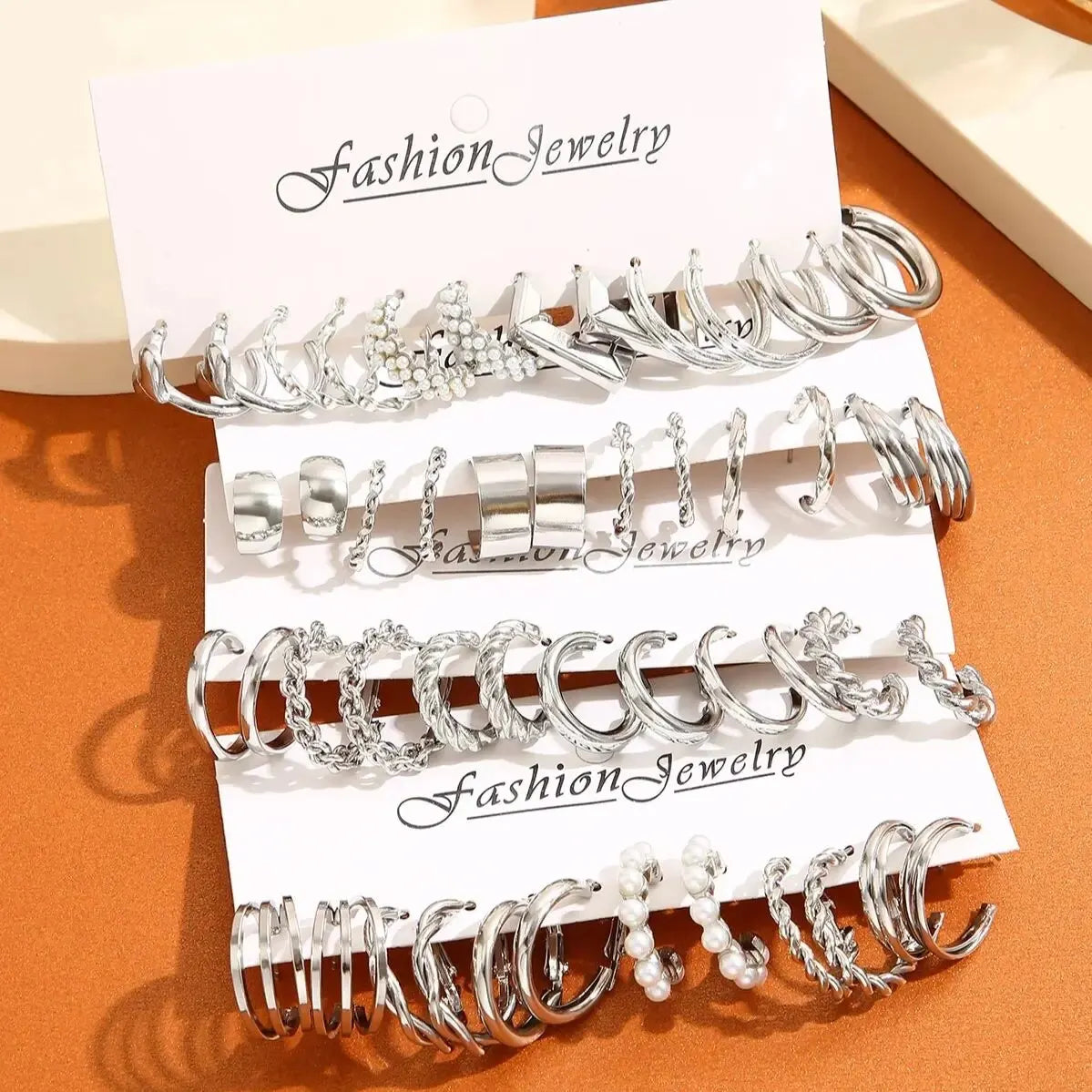 24 Pairs of Earrings Set