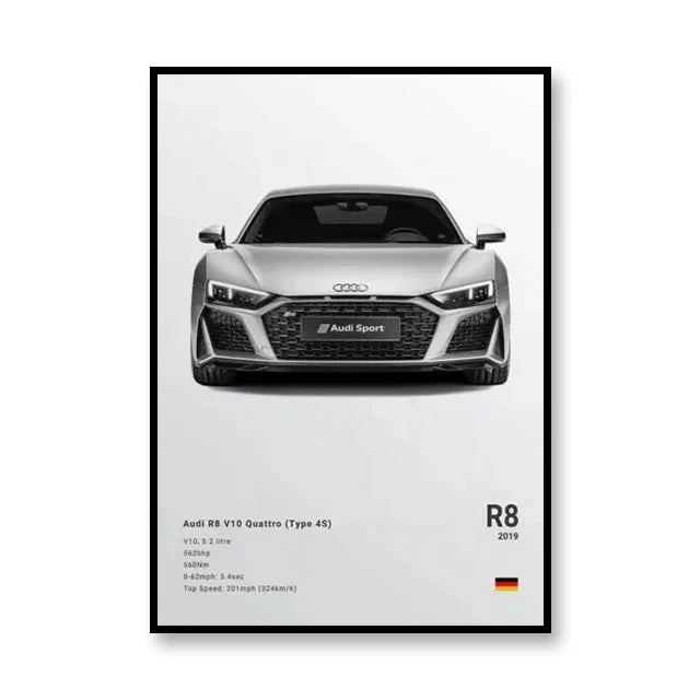 Cars Wall Art Print Poster (Unframed)