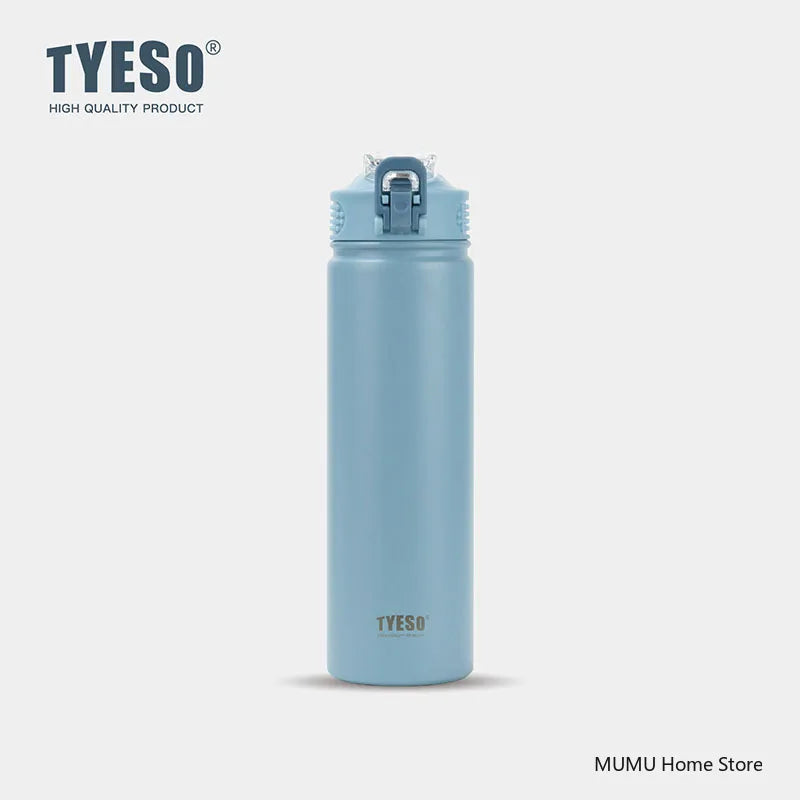 Tyeso 600/750ML Thermal Bottle: Keeps Drinks Hot/Cold