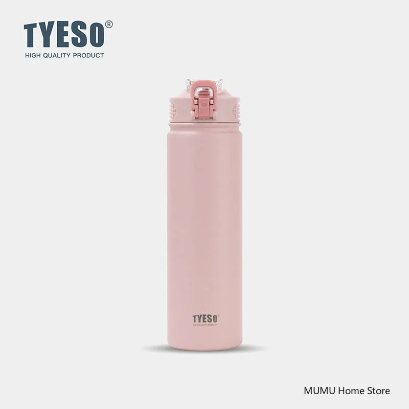 Tyeso 600/750ML Thermal Bottle: Keeps Drinks Hot/Cold