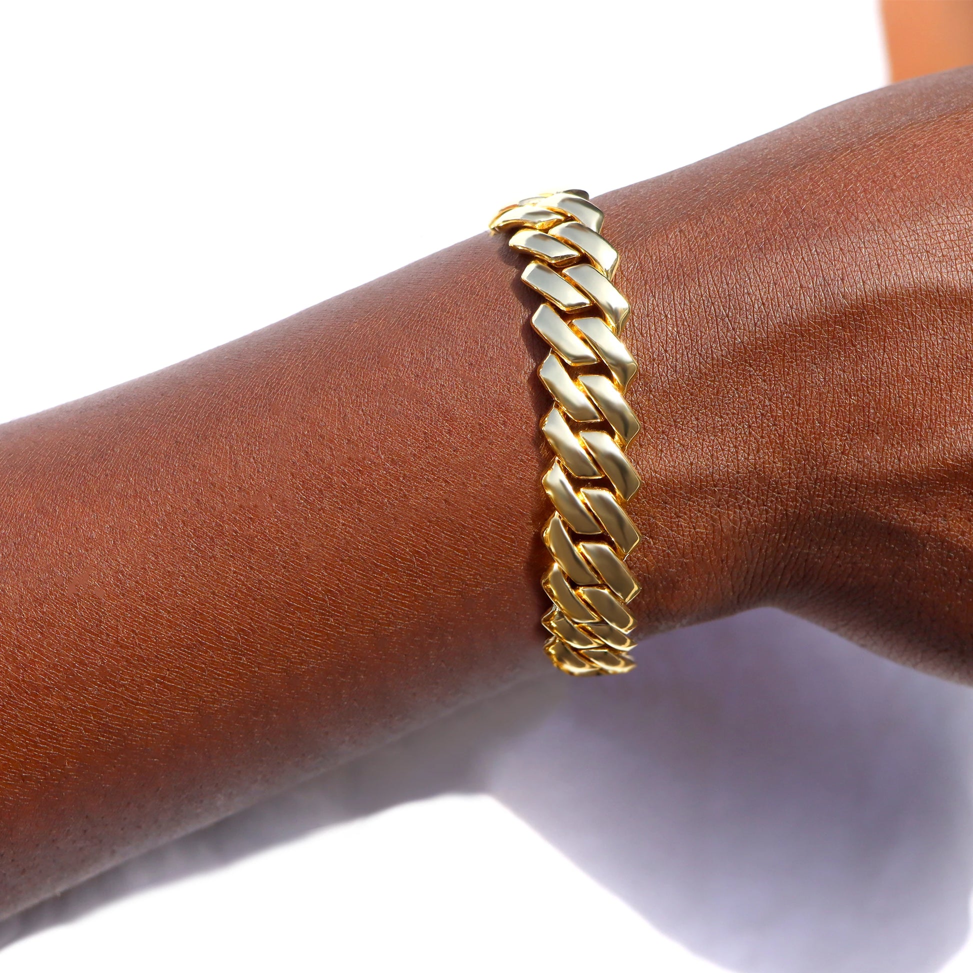 Iced 14MM Cuban Link Hip Hop Bracelet