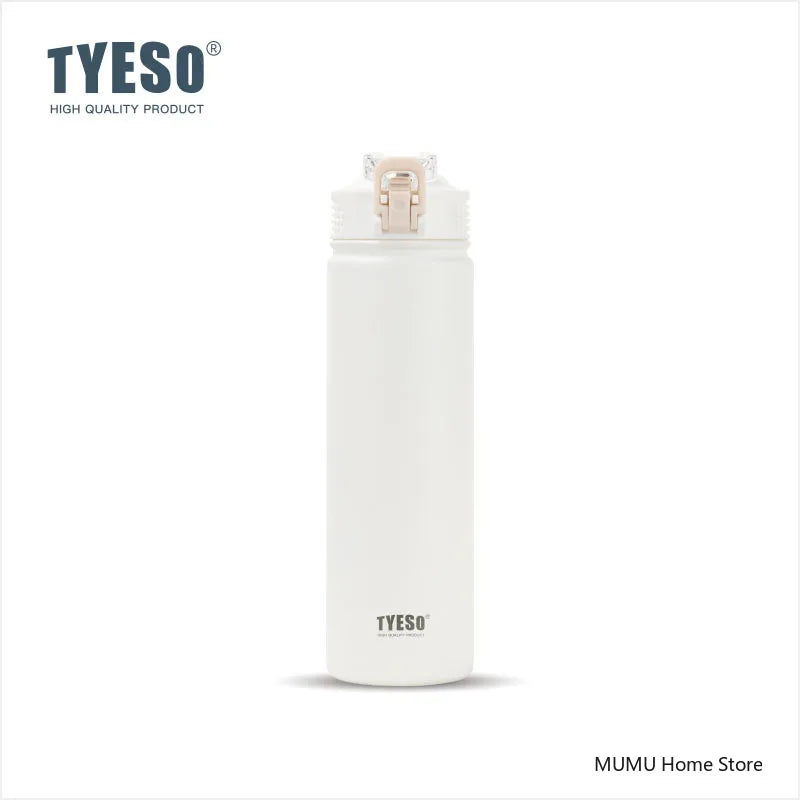 Tyeso 600/750ML Thermal Bottle: Keeps Drinks Hot/Cold