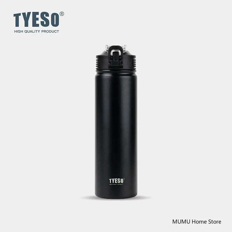Tyeso 600/750ML Thermal Bottle: Keeps Drinks Hot/Cold