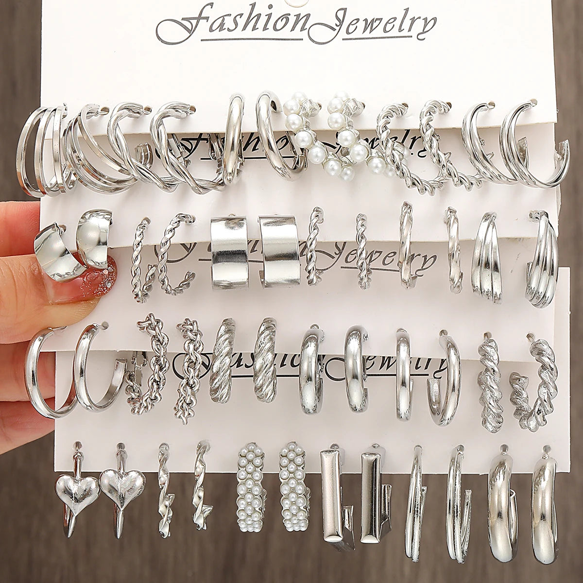 24 Pairs of Earrings Set