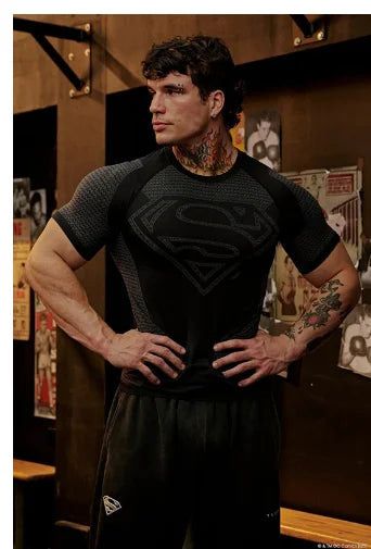 YoungLA X Superman compression Tees