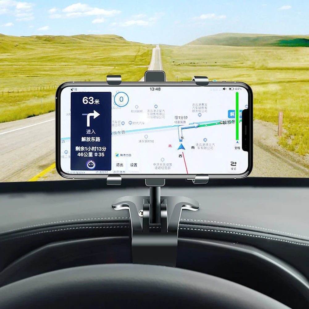 Car Dashboard Support 360 Degree Rotating Multi-Function Phone Holder