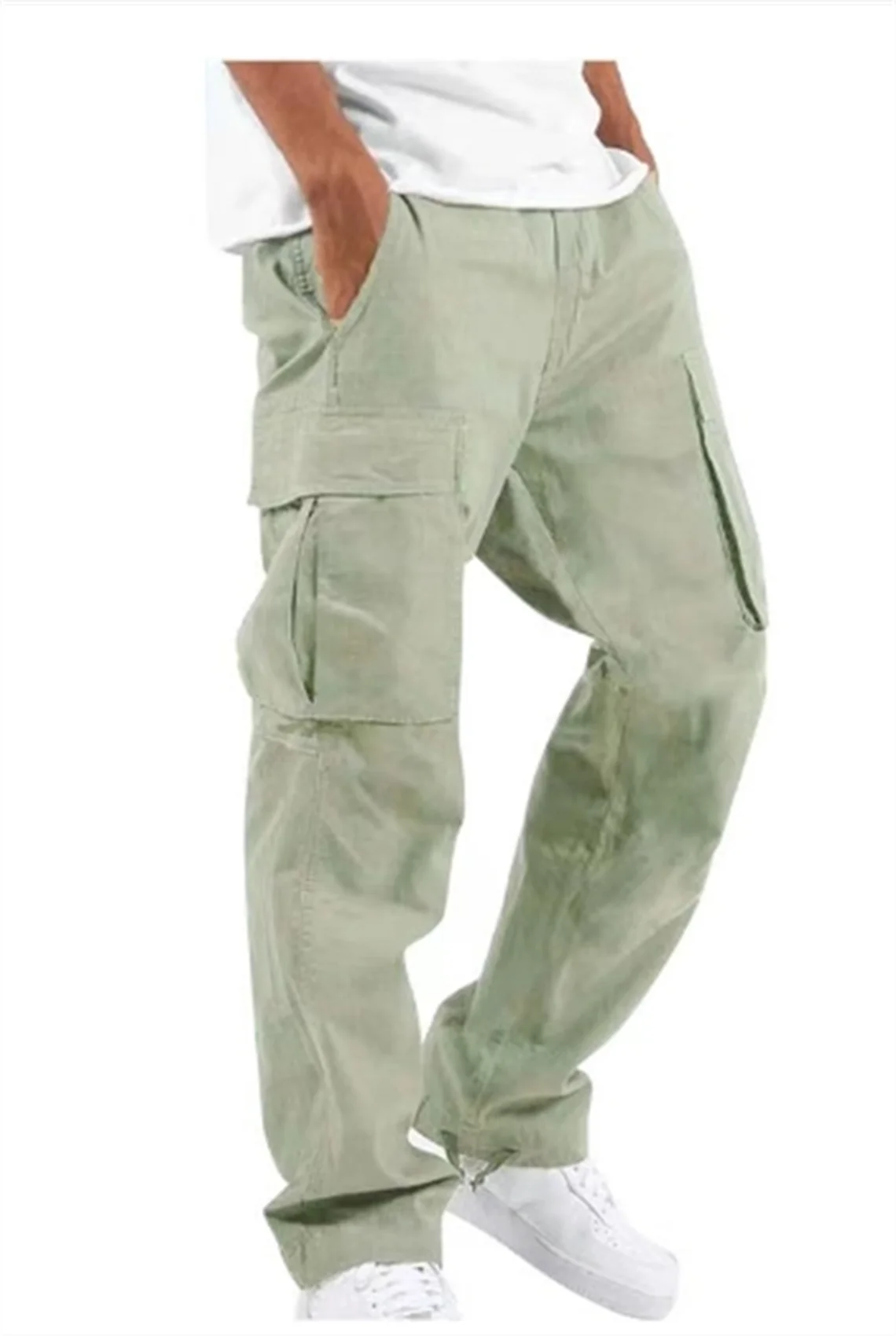 new men's cargo pants drawstring