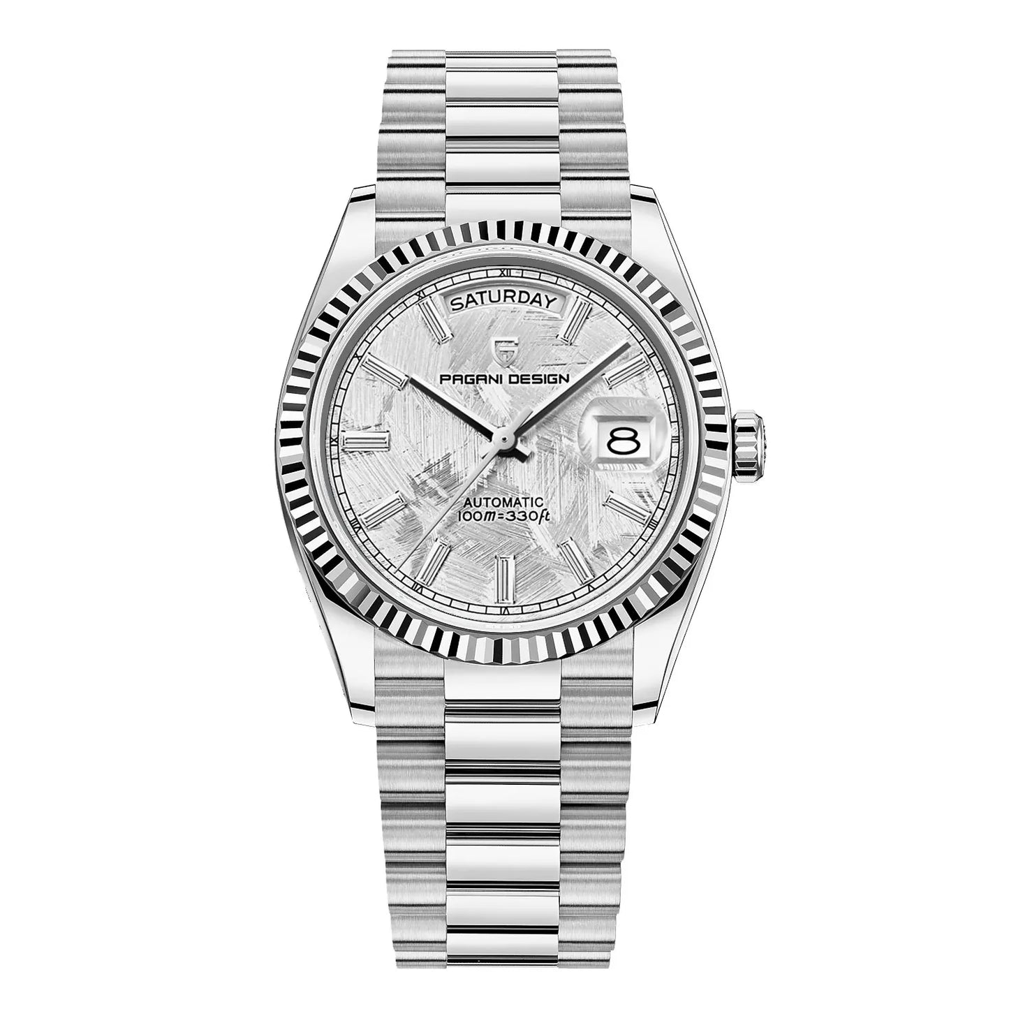 Pagani Design 2024 DD36 Men's Auto Watch, AR Sapphire, 10Bar Water Resistance, Model ST16.