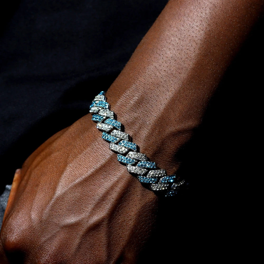 Iced 14MM Cuban Link Hip Hop Bracelet