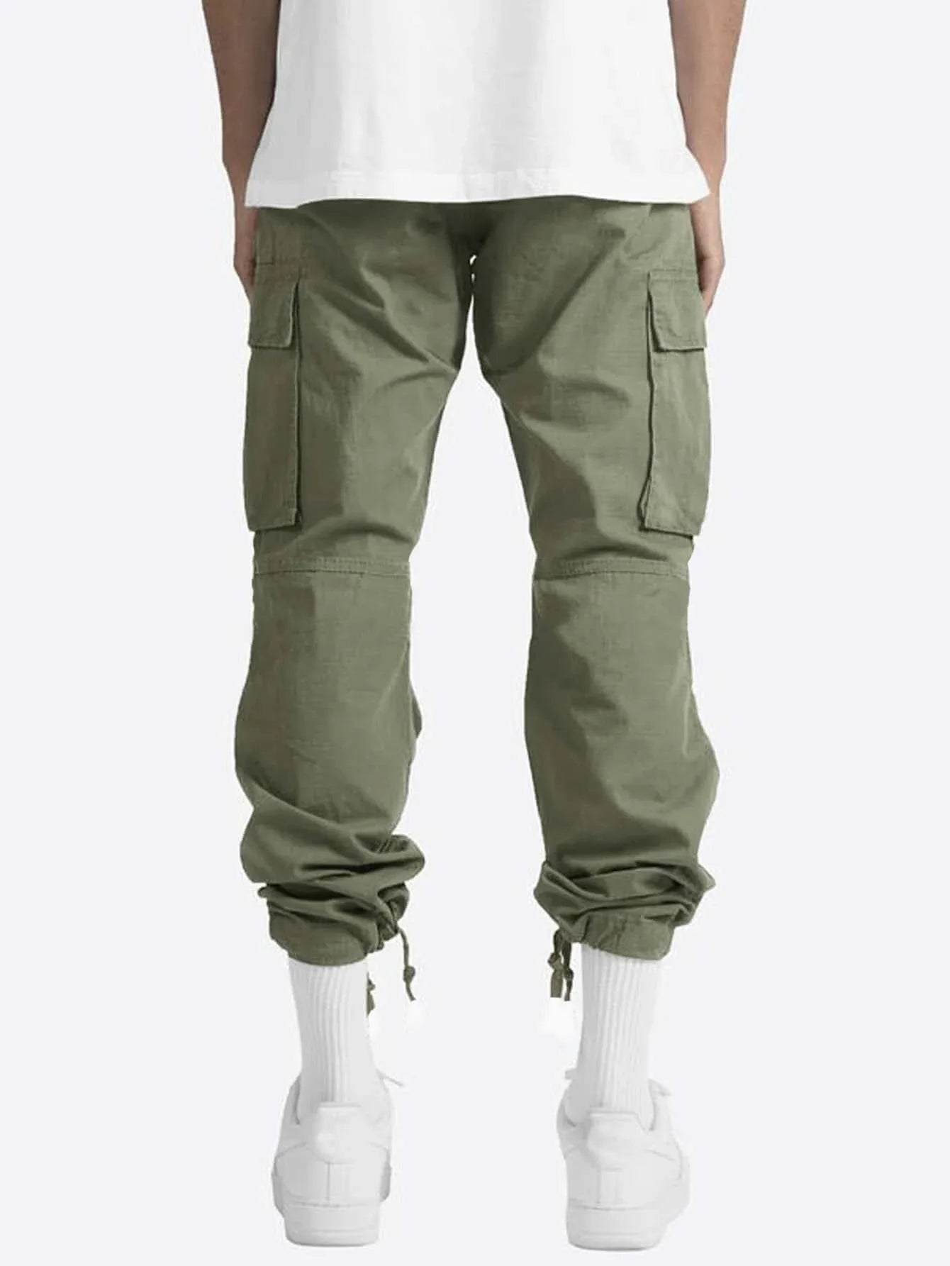 new men's cargo pants drawstring