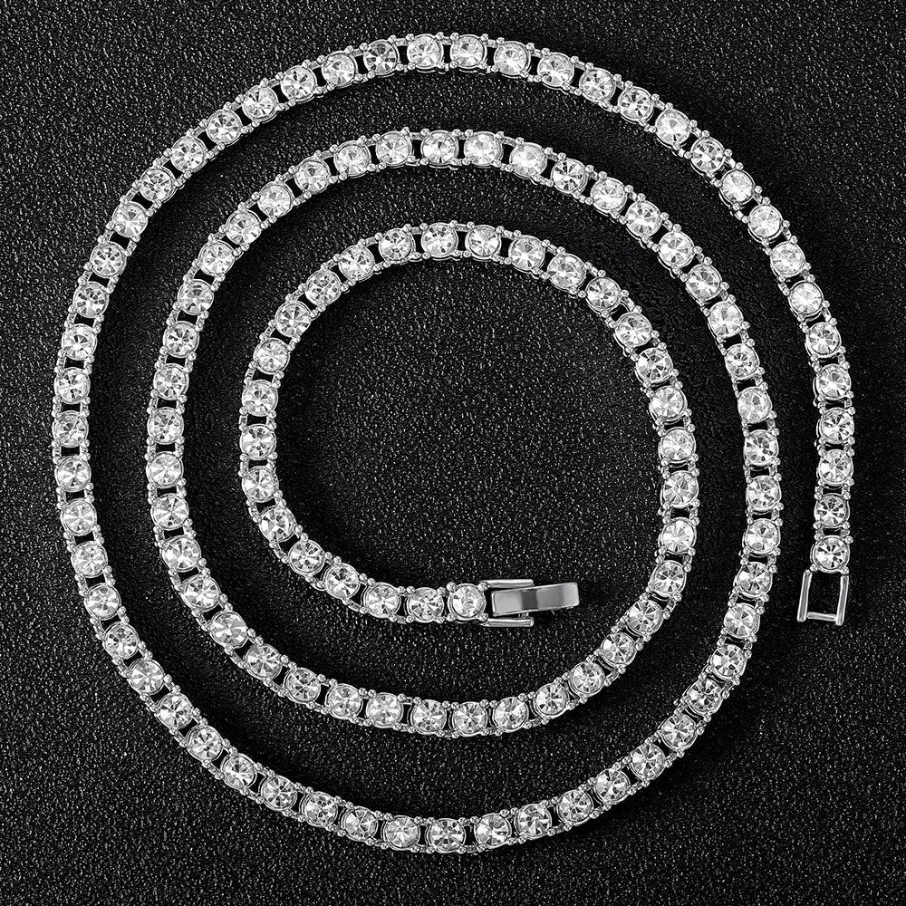 Tennis Chain Iced Out Necklace