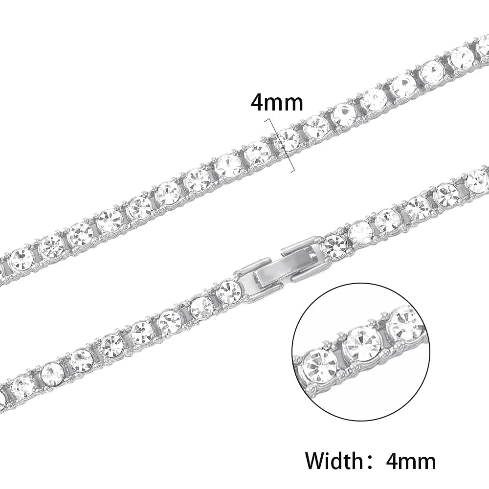 Tennis Chain Iced Out Necklace