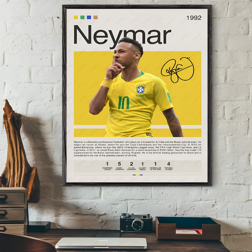 Soccer Icons of Brazil Wall Art