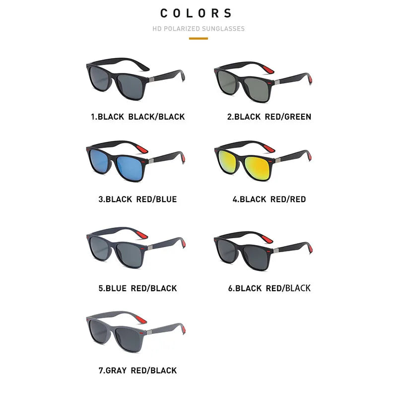 Polarized Night Vision Sunglasses for Men - Ideal for Day and Night Driving.