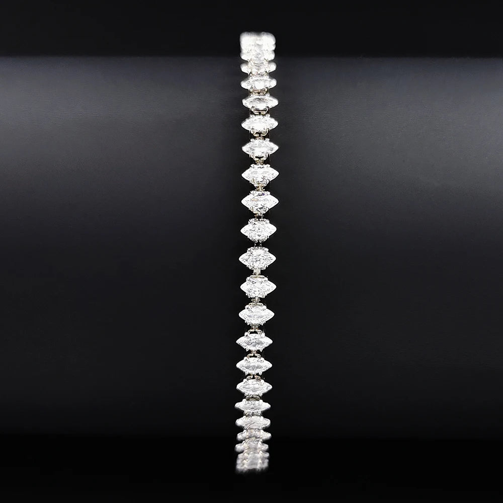 New Marquise Oval Square Tennis Bracelet