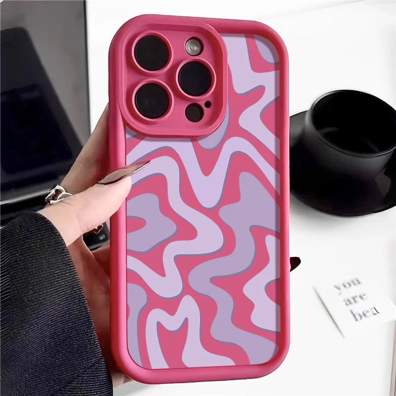 Luxury Striped Pattern Phone Case Mobile Phone Case For iPhone