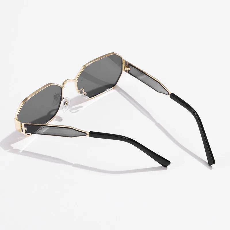 Retro Metal UV400 Sunglasses for Women