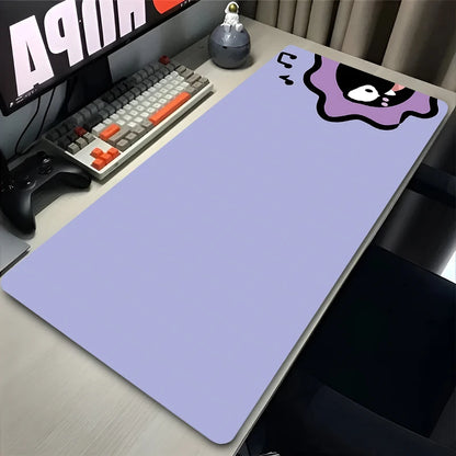 Purple Gengar Anime Mouse Pad XXL Gamer Mat Kawaii Desk Rug