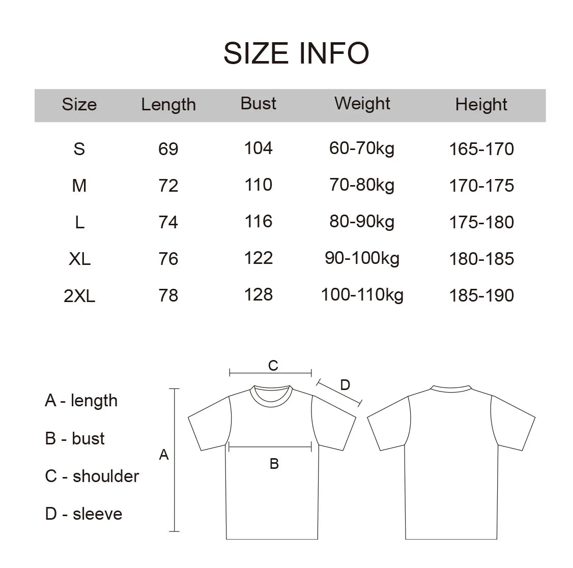 Oversize T-shirts for Mens