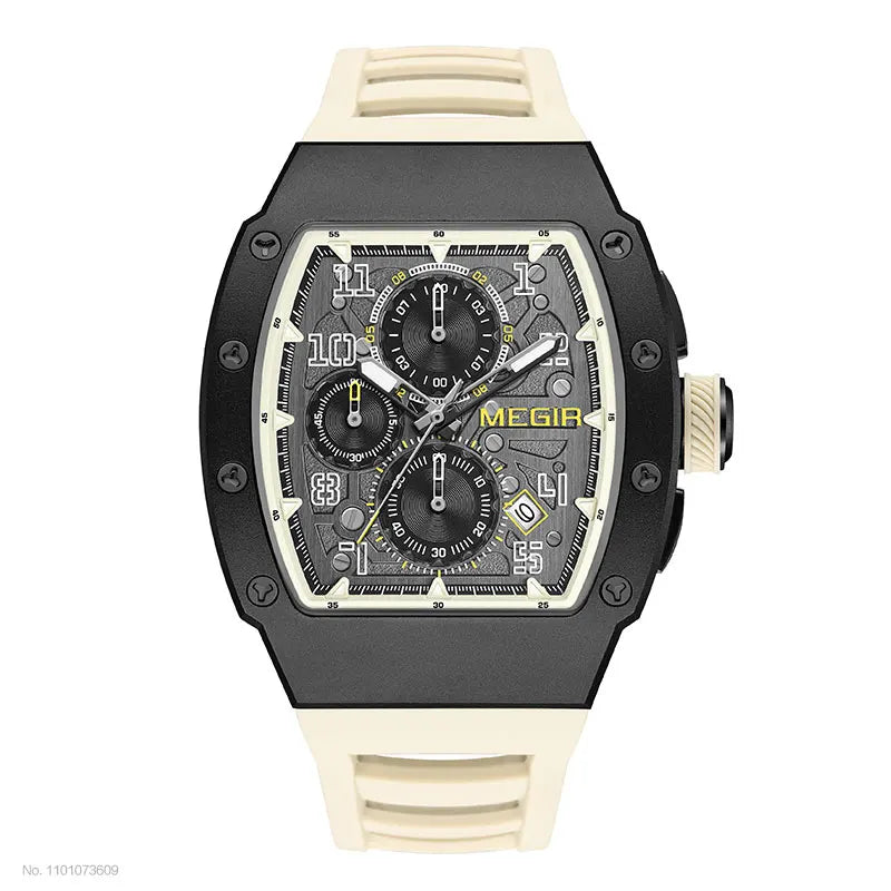 Megir 316 Men's Stainless Steel Quartz Chronograph Watch