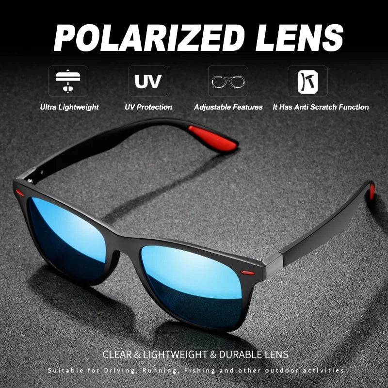 Polarized Night Vision Sunglasses for Men - Ideal for Day and Night Driving.