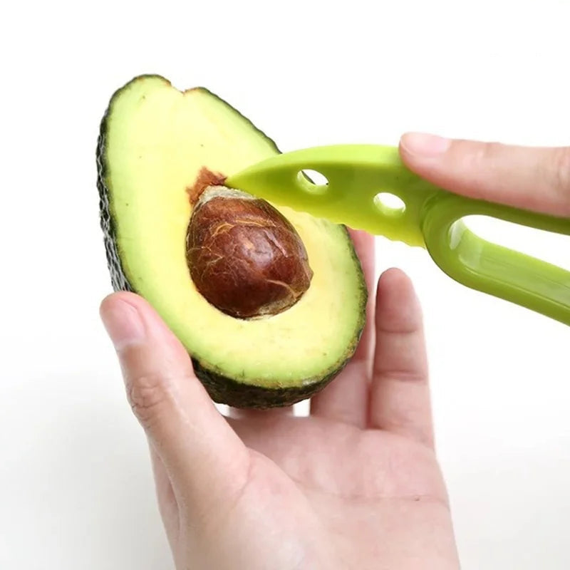 Avocado Slicer & Corer - 3-in-1 Fruit Peeler & Cutter Tool