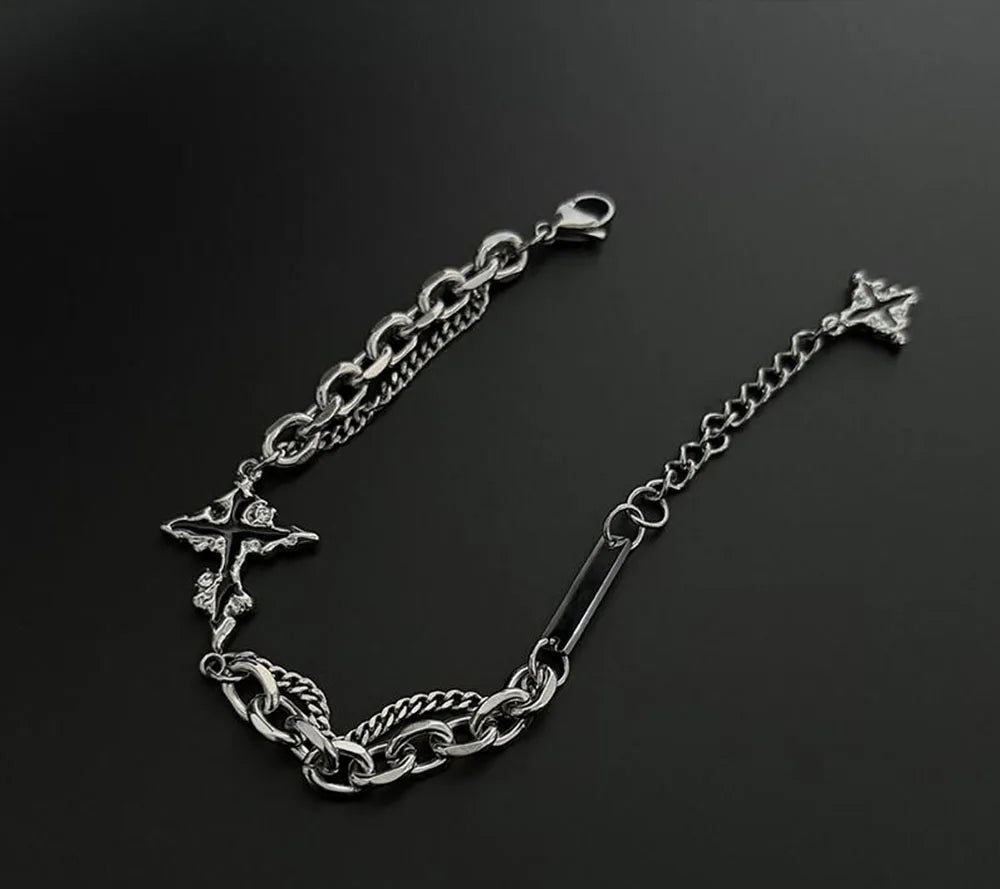 Men's Cross Flame Bracelet