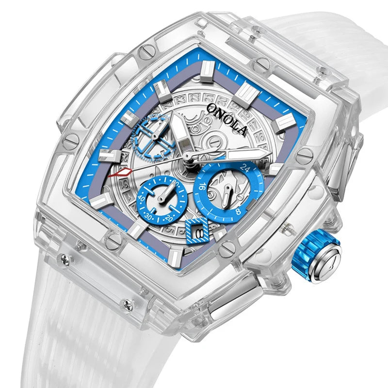 Men's Luxury Transparent Watch