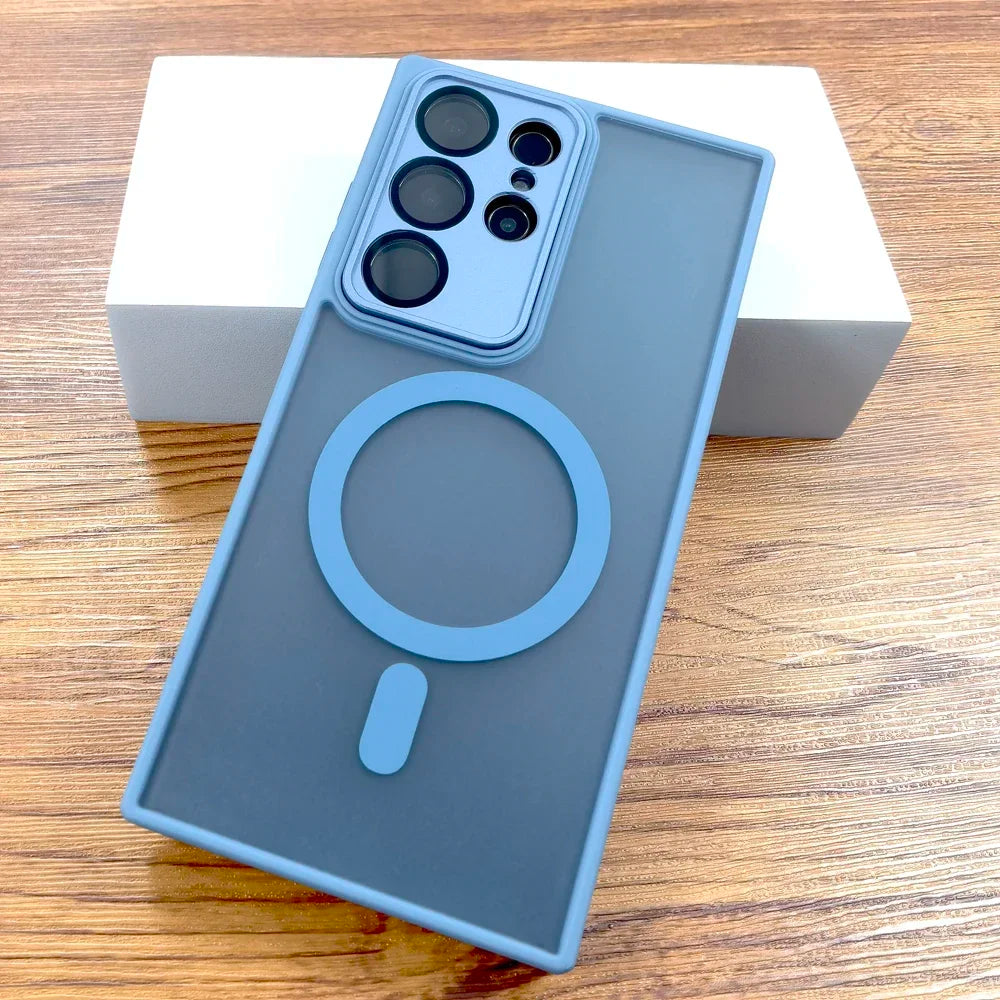 Matte Luxury Case for Samsung Galaxy with MagSafe and Camera Protection