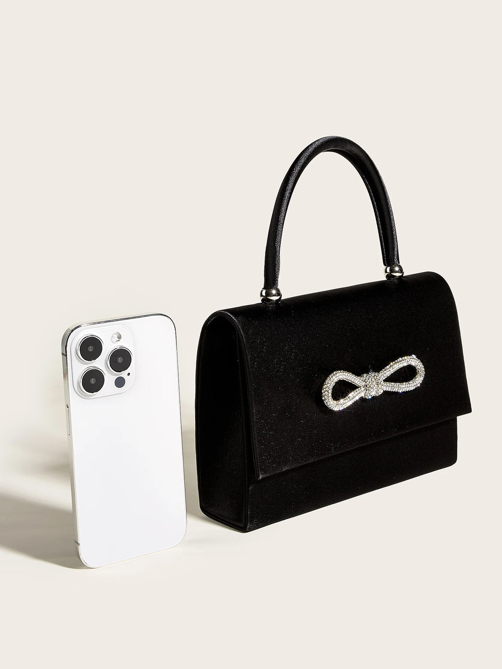 Bowknot Diamond Evening Clutch Crossbody