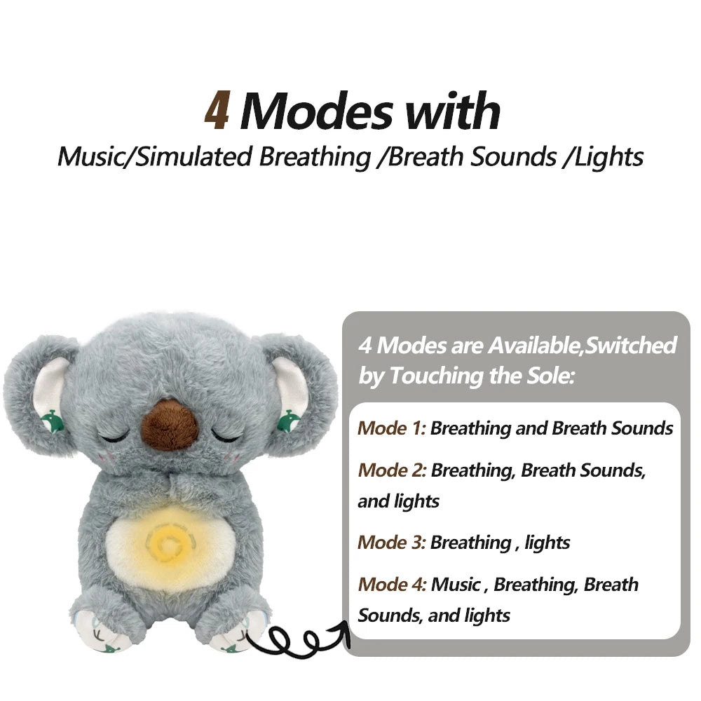 Breathing Bear Sleeping Companion Sound with Light Gift