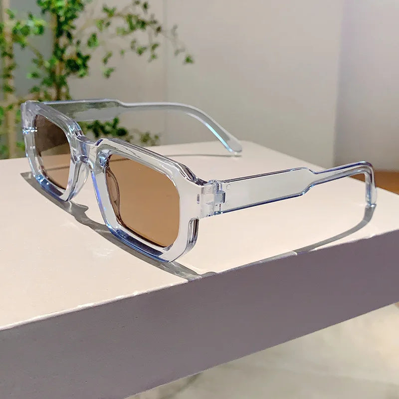 Men's Retro Rectangle Sunglasses