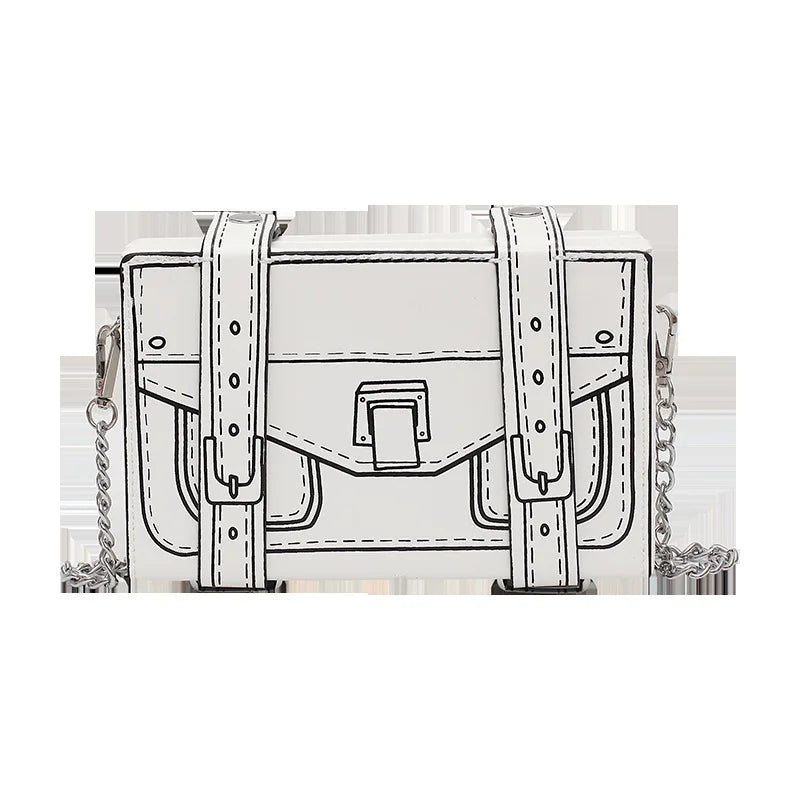 B&W Box Women's Casual Crossbody Bag PU Leather