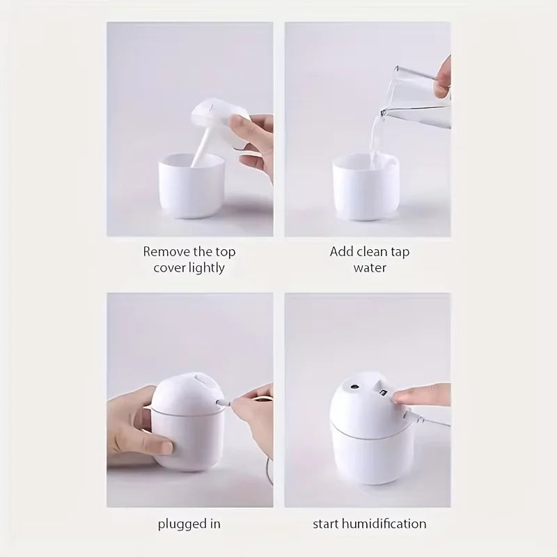 USB humidifier and essential oil diffuser
