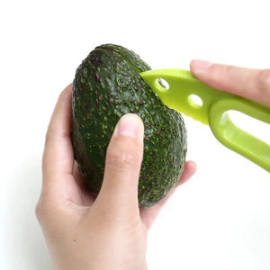 Avocado Slicer & Corer - 3-in-1 Fruit Peeler & Cutter Tool
