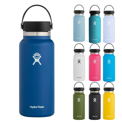 Hydro Flask 32oz Stainless Steel Insulated Cup with Handle, Leak-Proof Cover